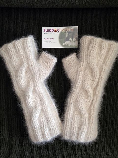 spinning samoyed fur